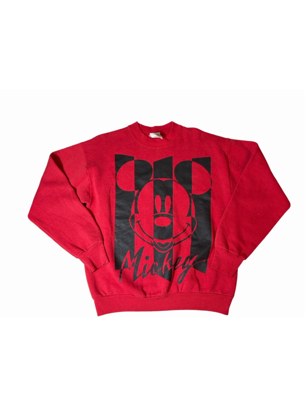 Vintage Mickey & Co Minnie Mouse Sweatshirt Red Disney 90s Graphic Large